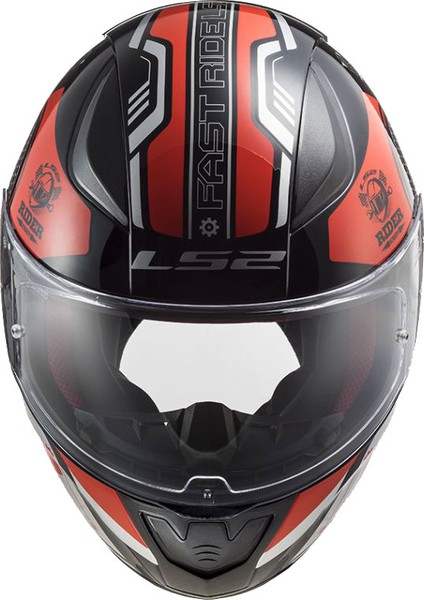Rapid Stratus Siyah - Kırmızı - Gri Kask