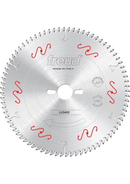 250X3,2X80 Sivri Dişli Sessiz Daire Testere Ağzı (LU3A 0200)
