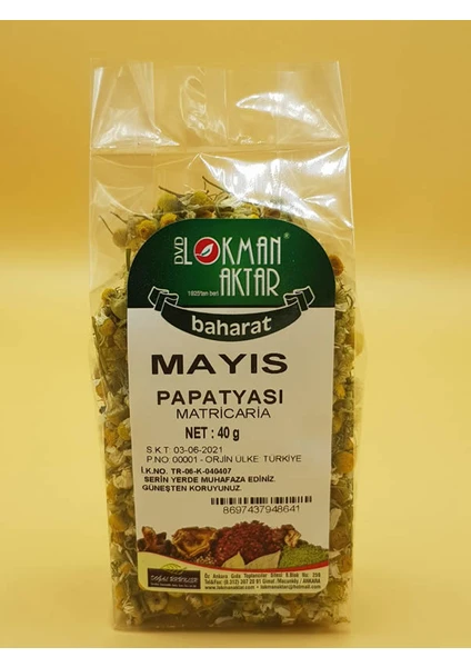 Lokman Aktar Mayıs Papatyası 40 gr