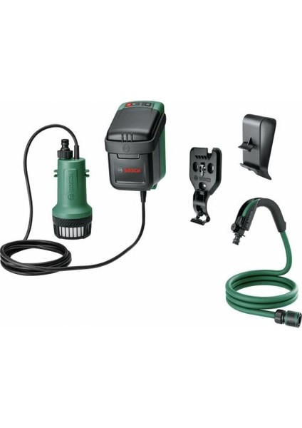 Gardenpump 18 Akülü Sulama POMPASI(06008C4201)+ Akü ve Şarj Aleti (2,5 Ah Akü +Şarj Cihazı 1600A00K1P)