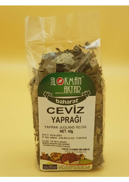 Ceviz Yaprağı 40 gr