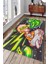 Kaymaz Taban Yıkanabilir Sürrealizm Grafiti Halı 1