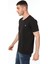 Kangal Köpeği Logolu V Yaka Siyah T-Shirt 1