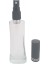 Parfüm Şişesi 50 ml (10 Adet) (TEKRAR DOLDURULABİLİR) Siyah Kapak Plastik Valf Eyfel Boş Şişe 3
