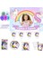 Unicorn Afiş Li Doğum Günü Süsleri Masa Seti Parti Seti Full Set 8 Kişilik Fotoğraflı 1