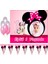 Minnie 1 Yaş Çocuğunuza Özel Fotoğraflı Afiş ve Flama Seti, Doğum Günü Süsleri 1 Yaş 1