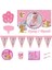 Ayıcık Konspet 8 Kişilik Kız Çocuk Doğum Günü Süsleri, Parti Seti 1 Yaş Doğum Günü Süsleri, Temaları 1