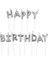 Parti Aksesuar Happy Birthday Mum Gümüş Renk 1