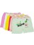 Baskılı Kız Boxer 6 Lı Set Karışık Renkli 1