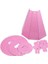 Cup Cake Standı Piramit Modeli Puantiyeli Pembe Pk:1 2