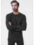 Hh Lıfa Merıno Mıdweıght Crew HHA.49364 HHA.990 Siyah Erkek Termal Içlik T-Shirt 1