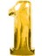 1 Rakam Folyo Balon Gold 100 cm (1 Metre) 1