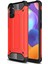 Caseworld Oppo A72 Kapak Çift Katmanlı Zırh Tank Kılıf - Kırmızı 1