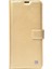 Caseworld Apple Iphone 5 Deri Deluxe Kapaklı Cüzdanlı Kılıf - Gold 1