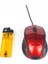 WZ-3012 Kablolu USB Optik Mouse 1600 Dpi Optic Maus Fare - Kırmızı 3