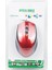 WZ-3012 Kablolu USB Optik Mouse 1600 Dpi Optic Maus Fare - Kırmızı 4