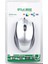 WZ-3012 Kablolu USB Optik Mouse 1600 Dpi Optic Maus Fare - Gri 4