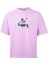 Unisex Tasarım Basic Tshirt Papatya Dataylı Be Happy Tişört 1