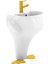Ducky Ficus Lavabo Armatürü Sarı FC1198Y 2
