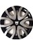 dacia Logan 15'' Inç Gri - Siyah 4lü Set Jant Kapağı Çelik Görünümlü 1