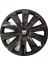 dacia Duster 14'' Inç Piano Black Siyah 4lü Set Jant Kapağı Çelik Görünümlü 1