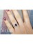 Pırlanta ve Oval Safir Taşlı Anturaj Yüzük 0417R0019 4