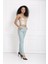 Beli Köprülü Süs Dikişli Pantolon PNT32689 2