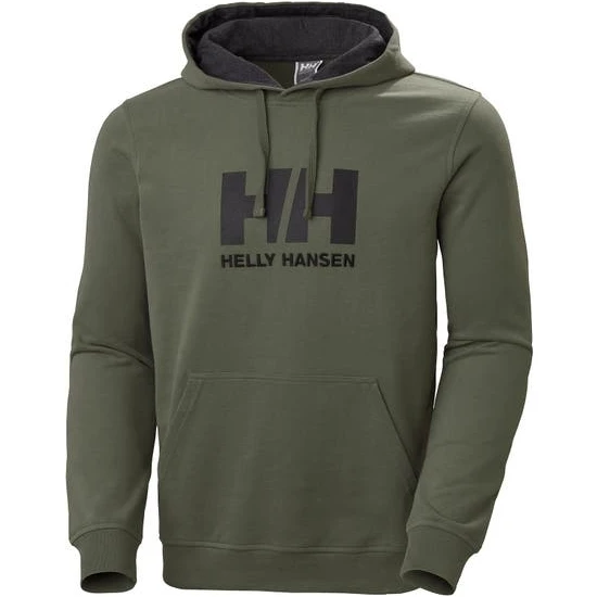 Helly Hansen   Logo Hoodie HHA.33977 HHA.421 Erkek Sweat Shirt