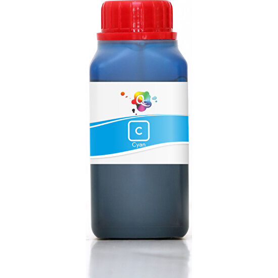 Qc Canon Bjc 3010 Yazıcı Uyumlu Kartuş Mürekkebi Pro Serisi 250ML C Dye Mavi