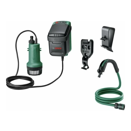 Bosch Gardenpump 18 Akülü Sulama POMPASI(06008C4201)+ Akü ve Şarj Aleti (2,5 Ah Akü +Şarj Cihazı 1600A00K1P)