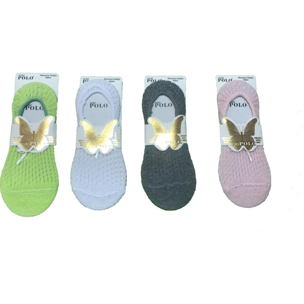 West İç Giyim Xgrıpolo 3 Çift Fileli Babet Çorap