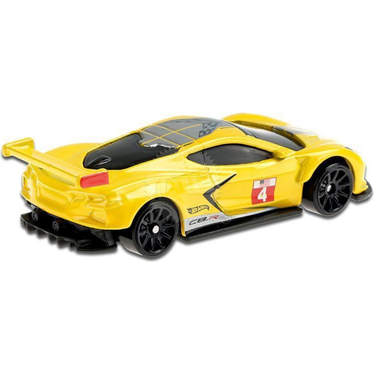Hot Wheels Corvette C8.R Grise - Série HW Race Day 2021 (6/10), Modèle Réduit 1:64, Boîte Non Ouverte