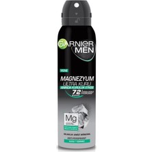 Garnier Men Magnezyum Ultra Kuru Sprey Erkek Deo 150ML 3 Adet