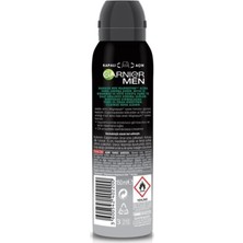 Garnier Men Magnezyum Ultra Kuru Sprey Erkek Deo 150ML 3 Adet