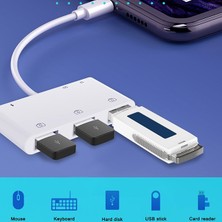 Lightning To Tf Sd Card Reader USB 3 Kamera Adaptörü + Lightnig Kablo