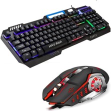 Havana Rgb Oyun Klavyesi ve Renkli Mouse Set