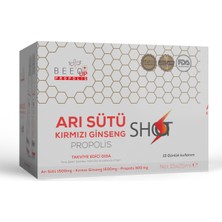 Bee'o Up Arı Sütü Kırmızı Ginseng Propolis Shot 15X25ML