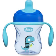 Chicco Yarı Yumuşak Uçlu Alıştırma Eğitim Bardak Suluk 200 ml 6 Ay+ Erkek