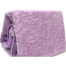 Özdilek Battaniye 220 x 240 Çift Kişilik Trendy Açık Lila