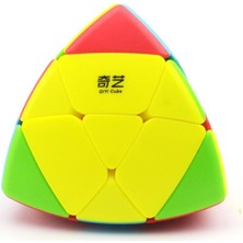 Mrs Toys Qiyi Mastermorphix 3X3 Piramit Küp Zeka Küpü Rubik Küp Sabır Küpü akıl küpü