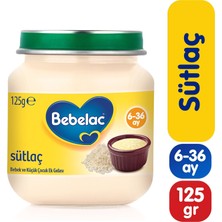 Bebelac Sütlaç Kavanoz Maması 125 gr