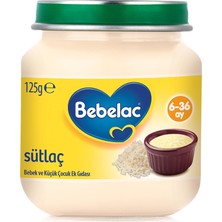 Bebelac Sütlaç Kavanoz Maması 125 gr