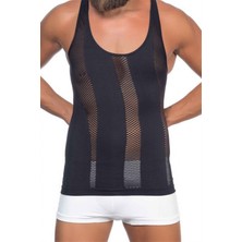 C&city C11009 Fantezi Erkek Atlet Korse Siyah