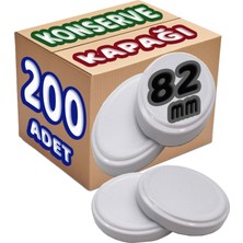 SBK Konserve Kapağı Büyük Standart 82 mm 200 Adet