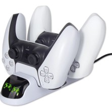 Sezy Sony Ps5 Dualsense Şarj Istasyonu Çift Kol Şarj Göstergeli