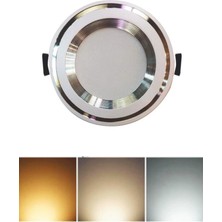 Taled 7 W 3 Renk Yanan Sıvaaltı Cob LED Spot Gömme Tavan Armatürü