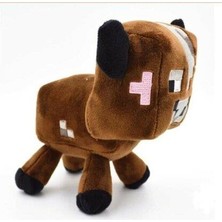 Schulzz Minecraft Inek Brown Cow Peluş Karakter Premium Sevimli Oyuncak 16 cm