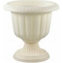 Serinova Nergis Dış Mekan Saksı 25.3 Litre 2 Adet  Kirli Beyaz