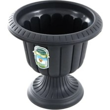 Serinova Nergis Dış Mekan Saksı 25.3 Litre 3 Adet Antrasit