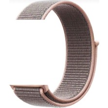  Apsuwa Samsung Galaxy Gear S3 46MM Uyumlu Kordon Cırtcırt Kumaş Saat Kordonu 22/K03--ROSE Gold